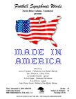 "Made in America" Concert Poster